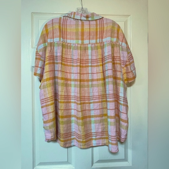 NWOT: American Eagle Outfitters Women's Pink and Orange Shirt XL - Picture 8 of 9